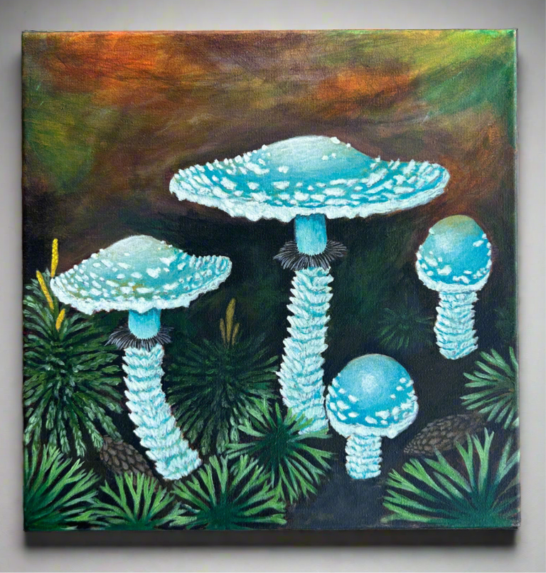 Stropharia aeruginosa - Original Artwork