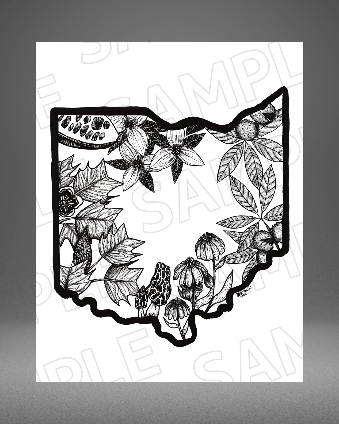 Ohio Natives -8"x 10" Giclée Print